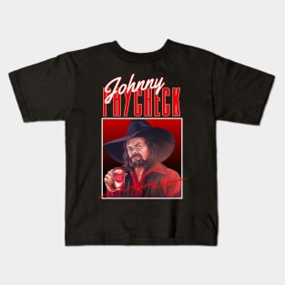 Johnny paycheck///original retro Kids T-Shirt